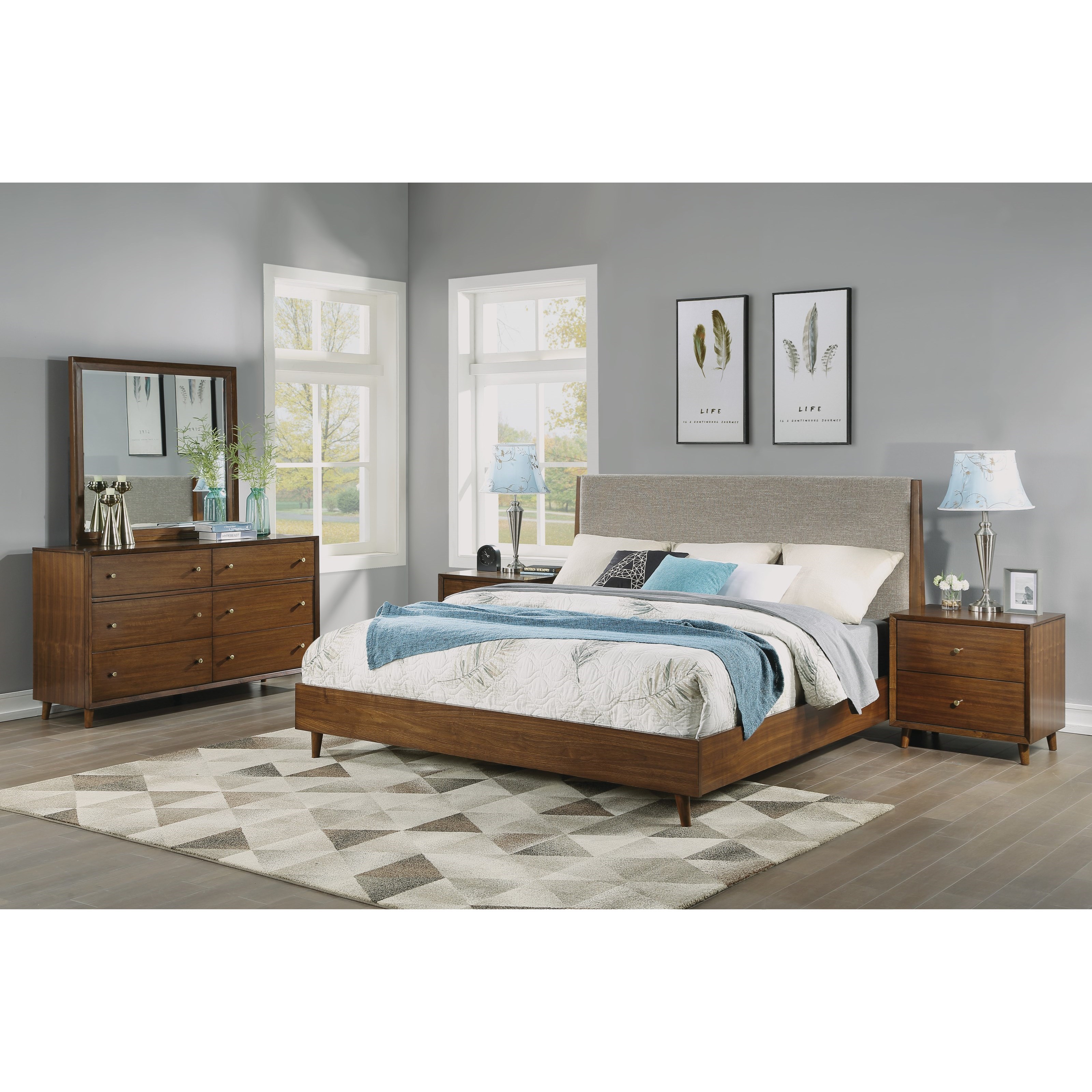 Flexsteel Schmidt King Bedroom Group Crowley Furniture & Mattress